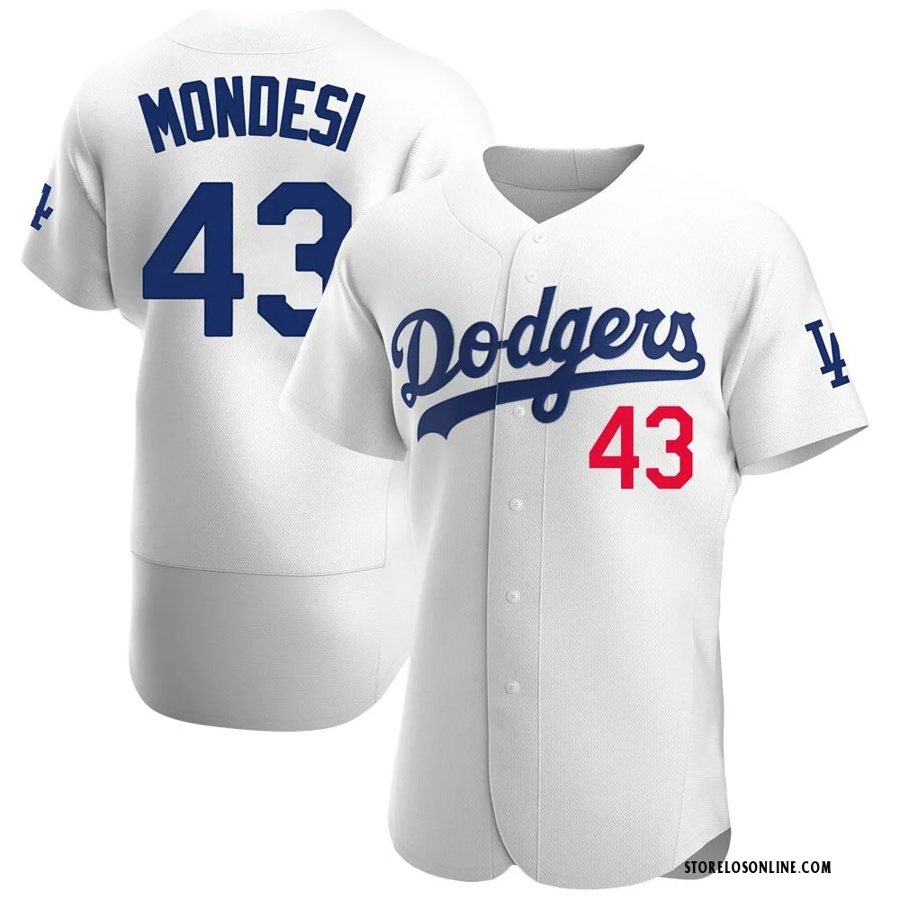 Raul Mondesi 1996 Los Angeles Dodgers 30th Anniv. Cooperstown Home White  Jersey