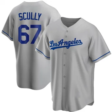 Los Angeles Dodgers Vin Scully Black Golden Replica Women's